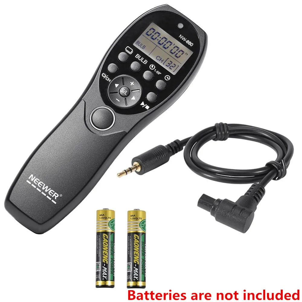 Control remoto a distancia disparador para Canon EOS 300d 350d 400d 450d 500d 550d 600d rc-1