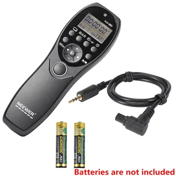 

Neewer LCD Display Shutter Release Wired Timer Remote Control NW-880/N3 for Canon EOS 7D, 5D Series, 1D 6D 30D 20D 10D Cameras