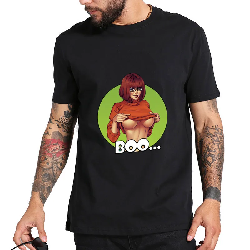 

2019 summer poleras hombre tshirt men Velma T-Shirt Big boo Hub Men homme 100% Cotton shirt hombre cool hot sexy tshirt