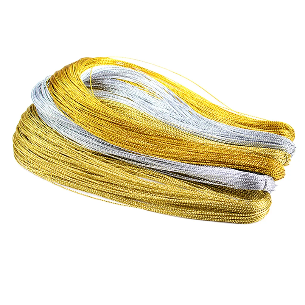 

DIY Metallic Cord Jewellery Thread Craft Strings Jewelry Braided Thread Jewellery Making Accessory Making Cord Hang Tags Rope