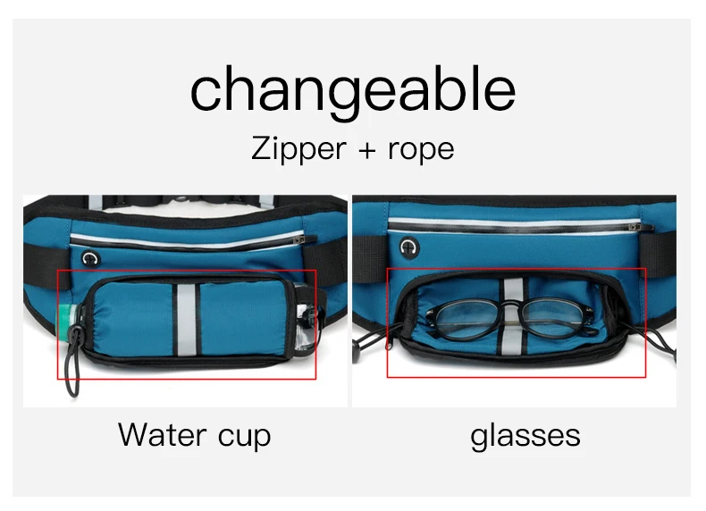 Водонепроницаемая Беговая поясная сумка с невидимой сумкой для бутылки воды, Сумка для кемпинга, альпинизма, поясная сумка, поясная сумка со скрытой сумкой