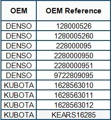 Стартер для тяжелых двигателей KUBOTA V1405 V1505 16285-63011 16285-63010