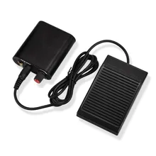 Татуировка питания черная тату-машина пистолет Ножной Переключатель педаль контроллер татуировки расходные материалы для тату