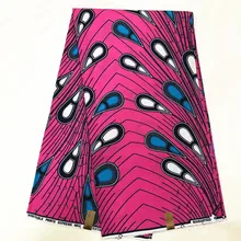 Африканская Хлопковая ткань оптом Анкара африканская ткань для печати 6 ярдов восковая ткань для платья африканская одежда