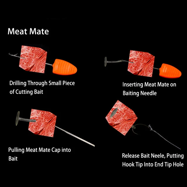 100PCS Soft Carp Coarse Fishing Bait Stop for Boilie Meat Quick Change