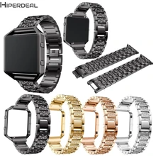 HIPERDEAL Сменный ремешок из нержавеющей стали с металлической рамкой для Fitbit Blaze 17Dec20 Прямая поставка