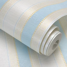 Blue Pink Striped Wallpaper Mediterranean Style Bedroom Living Room Home Decoration Wallpaper Roll Blue Pink Striped Wallpaper Mediterranean Style Bedroom Living Room Home Decoration Wallpaper Roll