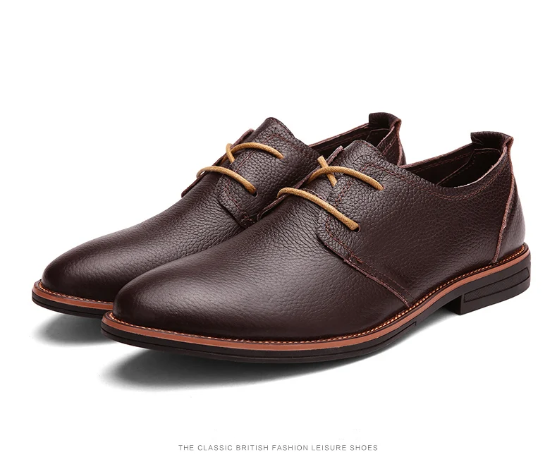 Мужская повседневная обувь из натуральной кожи; деловые модельные туфли; деловые мужские туфли-оксфорды на шнуровке; мужская обувь