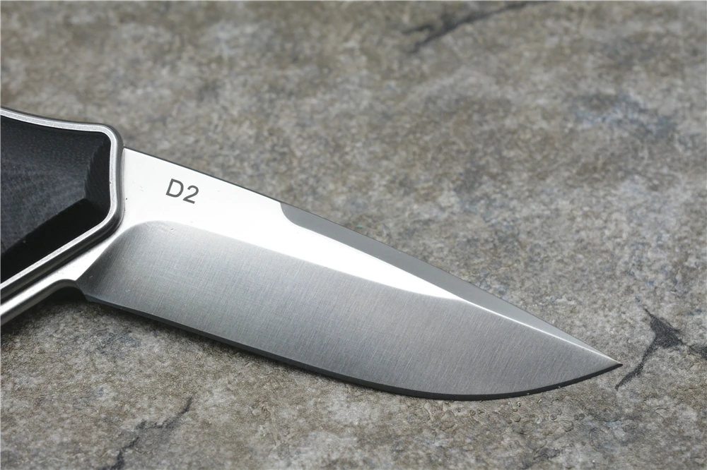 XS KNIFE CR230 D2 Blade G10 + Steel Handle Folding Knife Outdoor Camping Multipurpose hunting EDC tool