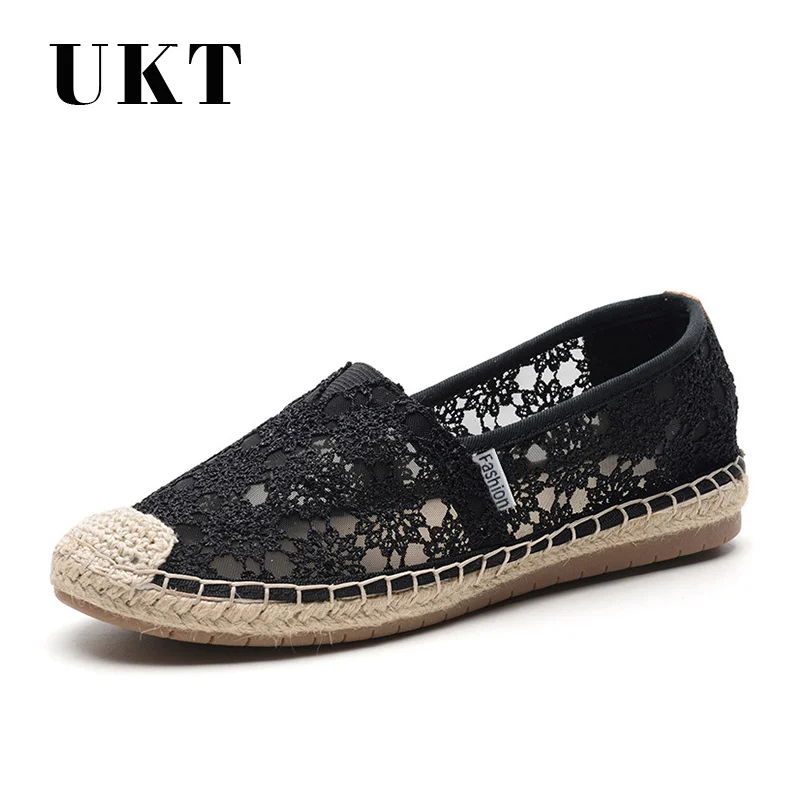 

New Hollow Mesh Women's Flat Shoes Breathable Light Non-slip Female Shoes Summer Fashion Comfortable Soft Woman's Loafers