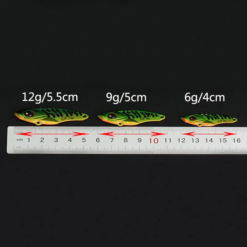 OUTKIT 1 Pcs 40mm 6g 9g 12g المعادن VIB الصيد السحر Crankbait باس بيت الساعد التريبل مع 2 خطاف ملعقة الطعم الرصاص الأسماك Crankbait OUTKIT 1 Pcs 40mm 6g 9g 12g المعادن VIB الصيد السحر Crankbait باس بيت الساعد التريبل مع 2 خطاف ملعقة الطعم الرصاص الأسماك Crankbait