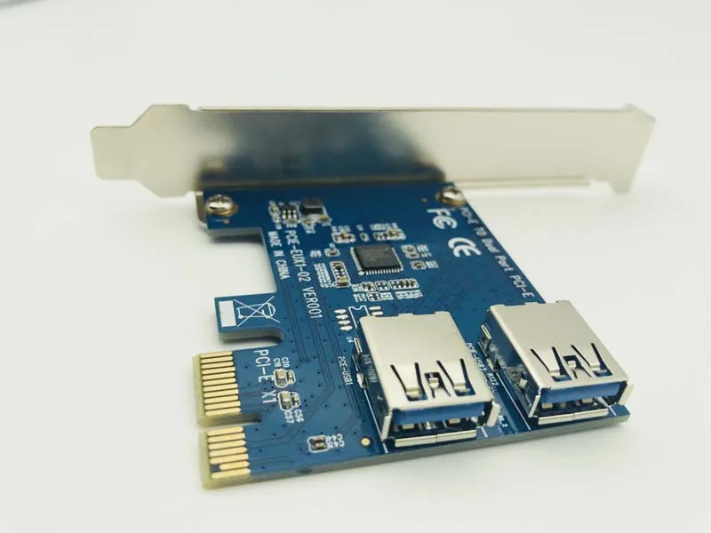 PCI express 1X Слоты Райзер карта E 1 поворот 2 Mini ITX внешний 3 слота адаптер PCIe порт