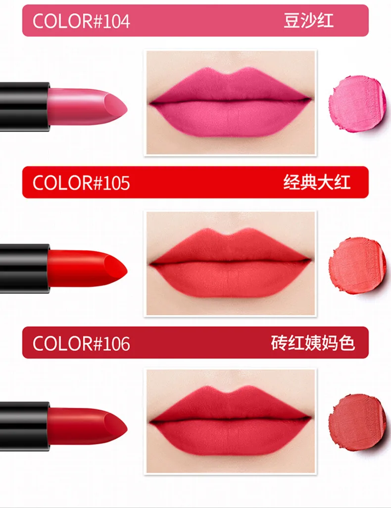 Velvet Matte Moisturizing Lipstick Waterproof Lasting Moisturizing Non-stick Cup Lipstick Wholesale Lip Gloss Makeup