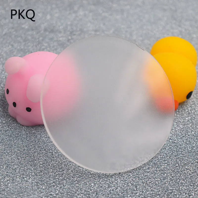 Мини размер цветной круглый акриловый лист/пластиковая пластина/DIY игрушка аксессуары части технической модели - Цвет: Прозрачный
