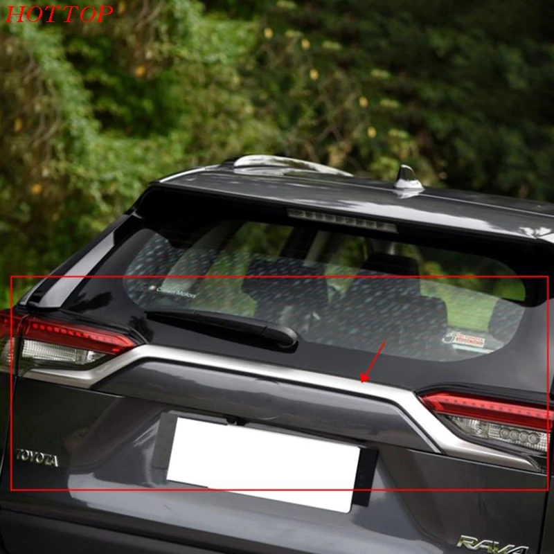 

Fit For Toyota RAV42019 2020 Chrome Rear Trunk Lid Edge Tailgate Boot Door Cover Trim Garnish Molding Strip