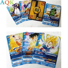 16 шт. игра Kaart Коллекционная битва Kaart Kinderen Interactief spelgoed Dragon Ball карта Zoon Goku Saiyan Budokai Ultra Instinct