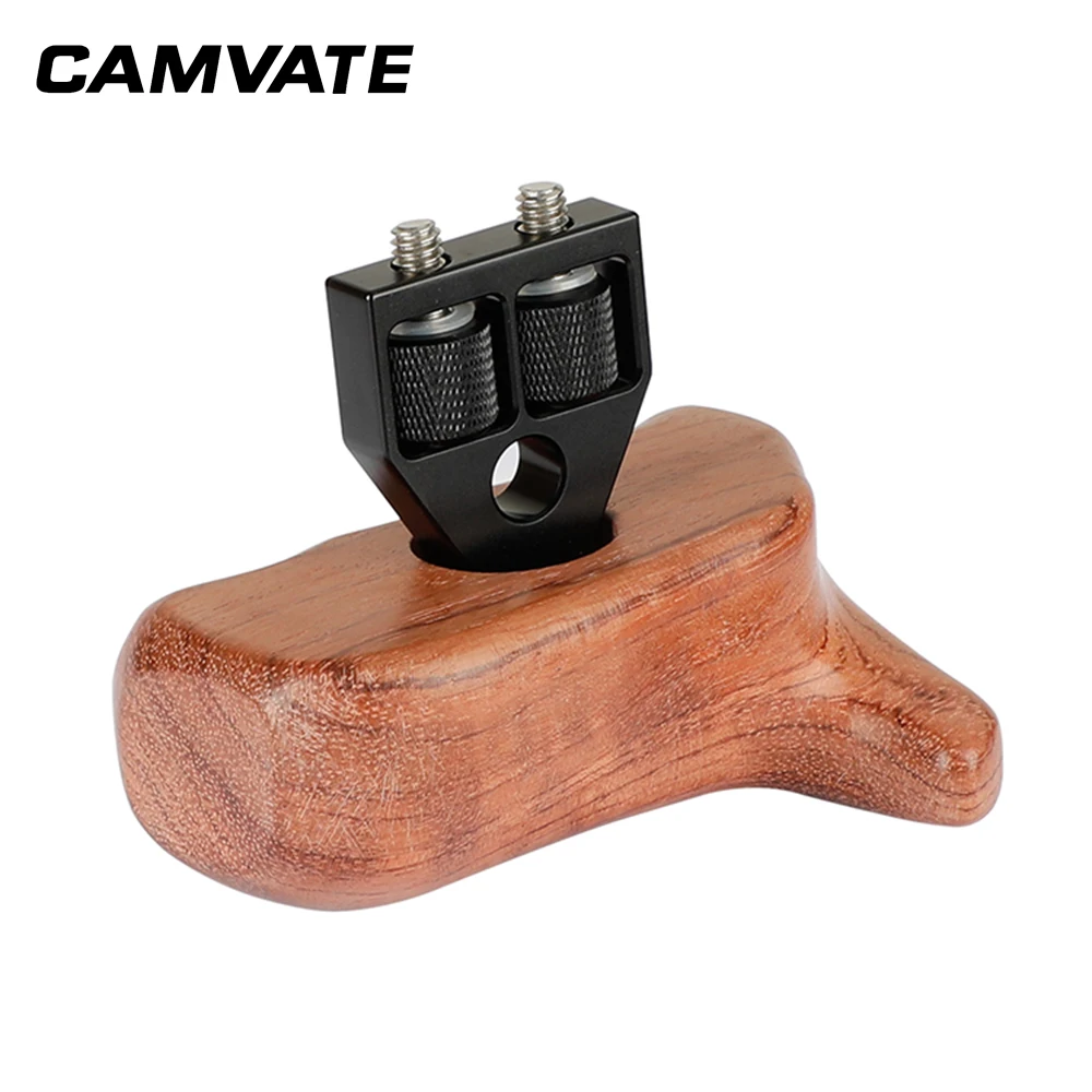 Деревянная ручка CAMVATE (правая рука) для камеры DSLR клетка (бразильское дерево)