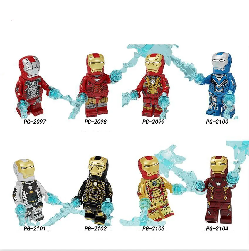 PG8246 super hero series assembling building blocks people MK5MK6MK30 educational toys