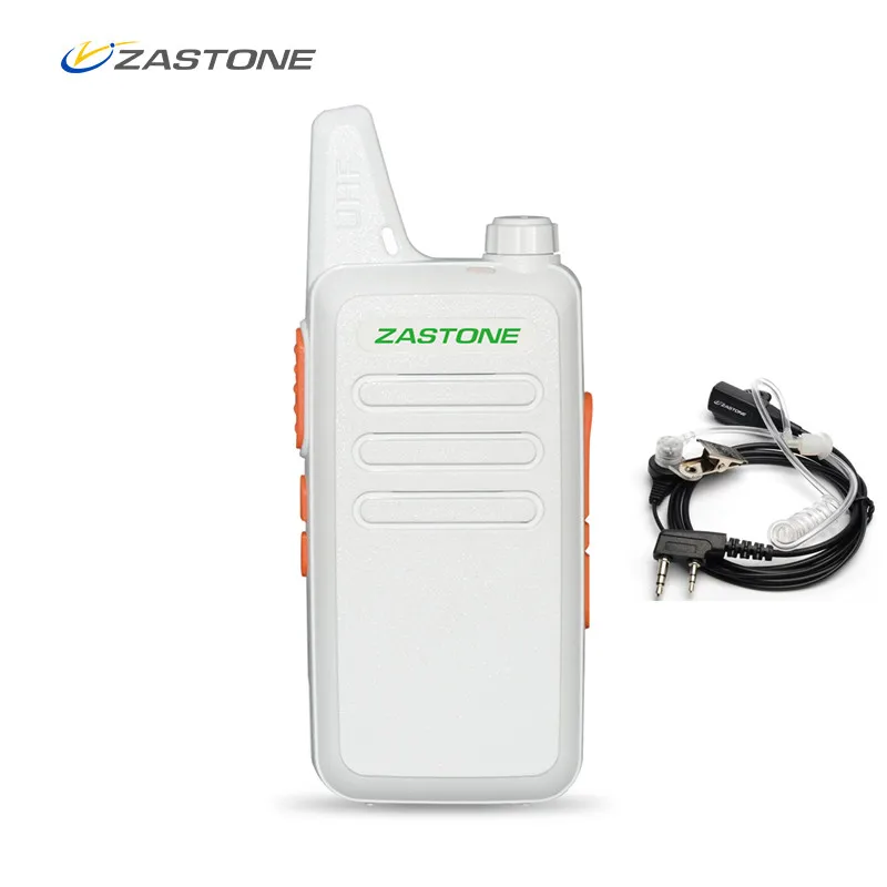 Zastone X6 UHF 400-470 МГц мини-радио портативное двустороннее коммуникационное оборудование Портативная рация с кабелем гарнитуры ZT-X6 - Цвет: white radio headset