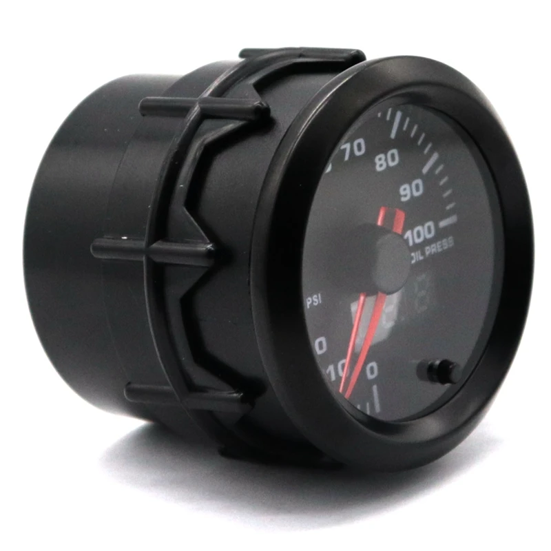 

2 Inch 52mm 7 Colors Led Car Oil Pressure Gauge 0-100Psi Oil Press Meter High Speed Motor With Sensor Car Accessories