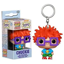 POP Rugrats en París Chuckie figuras de acción llavero muñeca de juguete con caja