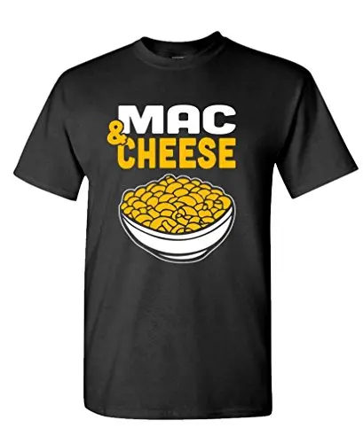 men 2017 summer summer tees shirt tops tees plus size t-shirt MAC AND CHEESE food comfort foodie retro Casual Men Tees