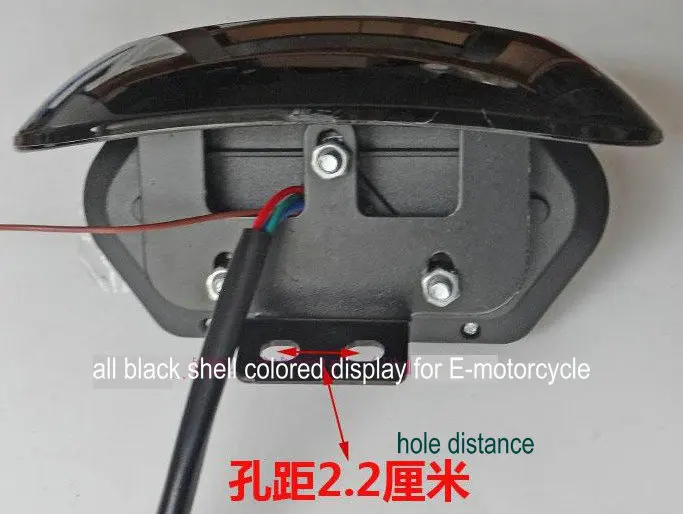 Perfect LCD display for electric bike scooter motorcycle speedometer odometer with shell 48v-96v for little turtleking battery indicator 4