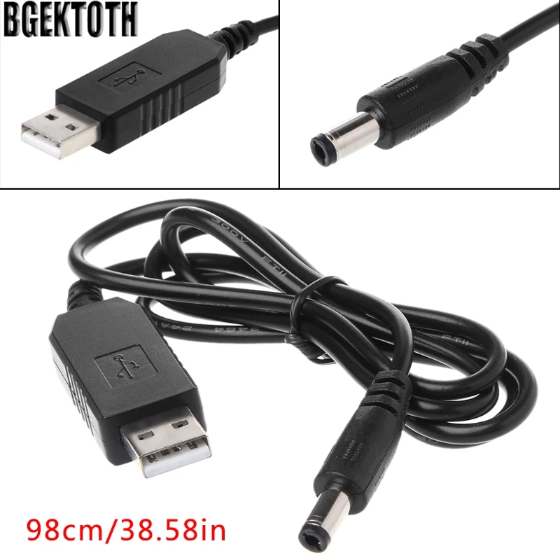 

BGEKTOTH USB 5V to 8.4V Power Supply Cable For Bicycle LED Head Light 18650 Battery Pack