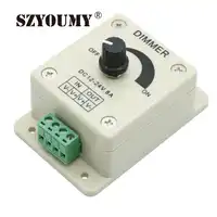 SZYOUMY DC 12V 8A LED Light Protect Strip Dimmer Adjustable Brightness Controller For LED Strip Light Lamp Accessories Hot Sell
