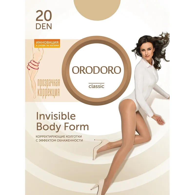 

Колготки женские ORODORO OD Invisible Body Form 20