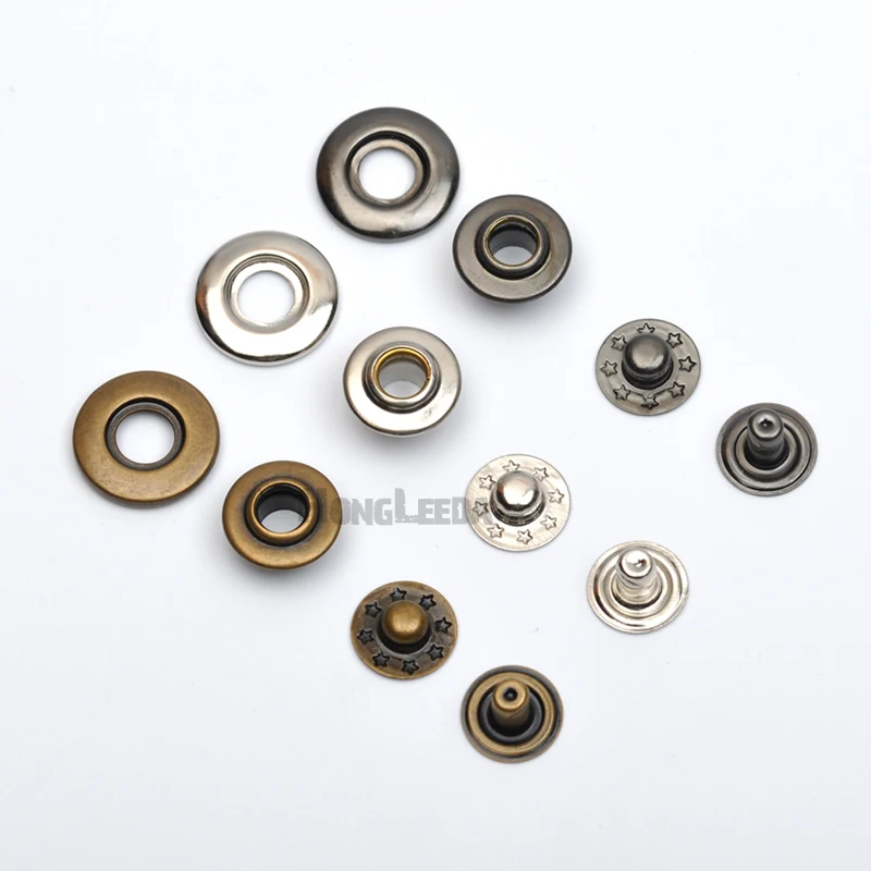 

DIY 60sets/lot 4 part brass metal snap button 16mm Bubble fastener black/nickle/Bronze Jacket fastener free shipping