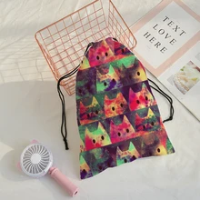 Crowsdale 3D Тоторо печать путешествия softback женская сумка со шнурком сумка forever бренд mochila escolar мужские сумки Сумка на шнурке