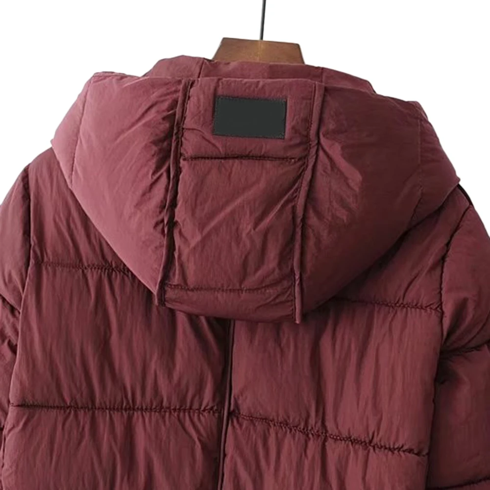 Femmes Automne army Parkas À Poches 5 gray Survêtement Black Solide coffee Up Couleurs Chaud Veste Taille Ouatée La bordeaux Bas Long Zip Le Plus Vers Hiver Gamiss Capuche Green xId4qcawzd