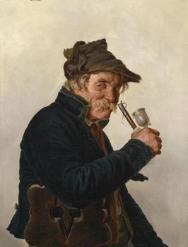 

Hand Painted Canvas Oil Painting Abstract Old Man Painting Modern Home Decoration Europe Style Hang Pictures No framed