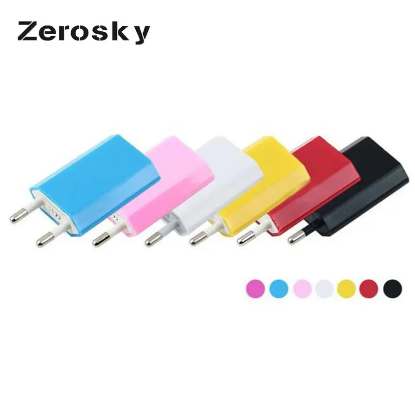 High Quality European EU Plug USB AC Travel Wall Charging