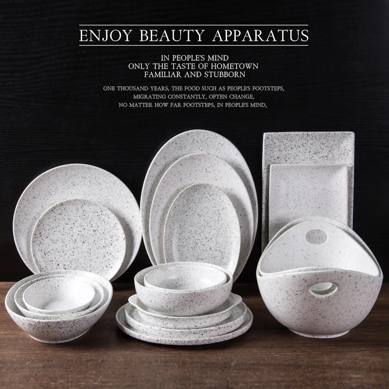 

Japanese Style Ceramic Steak Snacks Plate 40cm Super Big Dinner Plate Household Tableware Free Shipping