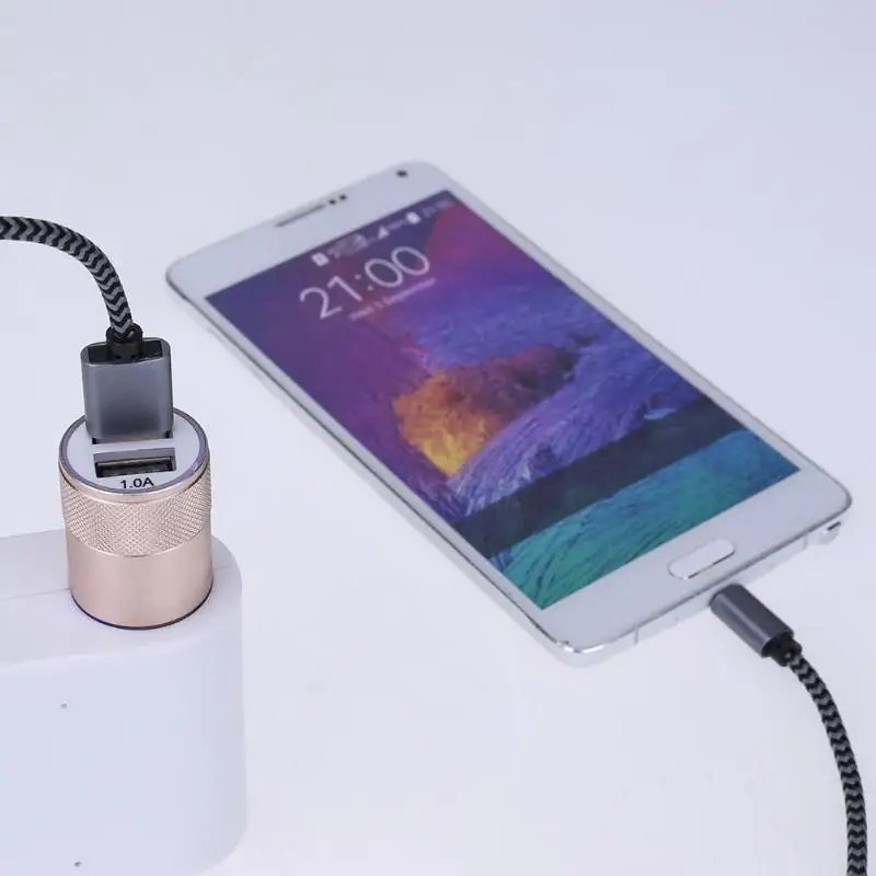 Автомобильное зарядное устройство с двумя USB портами 2 1 А|Зажигалка| |