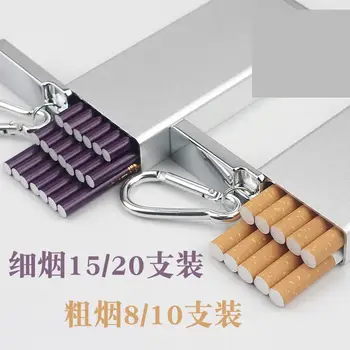 

Portable Men's Cigarette Cases 8 10-pack Lengthened Ladies'fine Cigarettes 15 20-pack Moisture-proof And Pressure-resistant