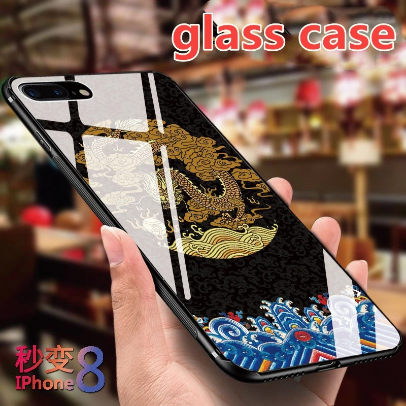 Силиконовый чехол из закаленного стекла для iPhone X / 6 7 8 6S Plus XS MAX XR | Мобильные