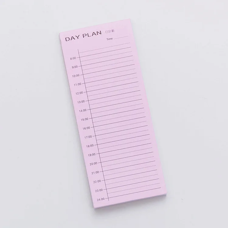 30 страниц/упаковка простой маленький план на день новой недели N Times самоклеящийся записной книжки еженедельные молочные Стикеры-напоминания E0295 - Цвет: Day Pink