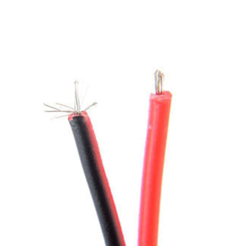 10 м 2Pin УДЛИНИТЕЛЬ шнур для 3528 5050 5630 Светодиодная лента 22AWG Красный Черный провод