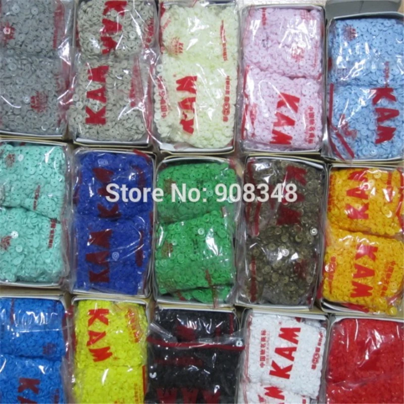 

60 Colors Glossy or Matte Face finish T3 T5 T8 KAM Resin Snap Button Plastic Snaps button, 1000 sets/color ,KB21