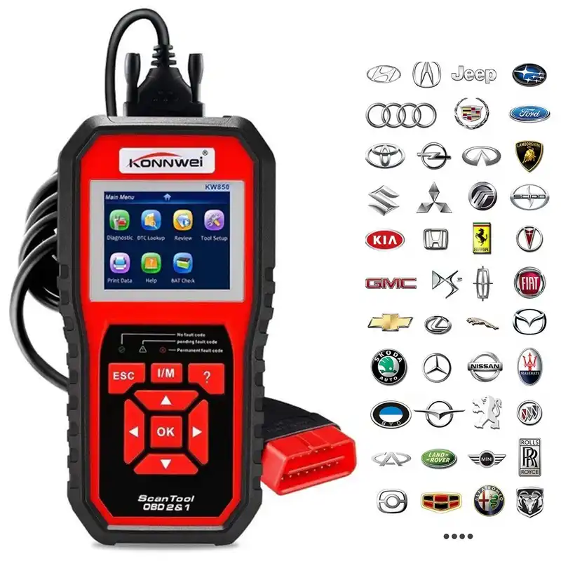 Professional OBD2 Scanner KW850 Code Reader Vehicle Engine Diagnostic
