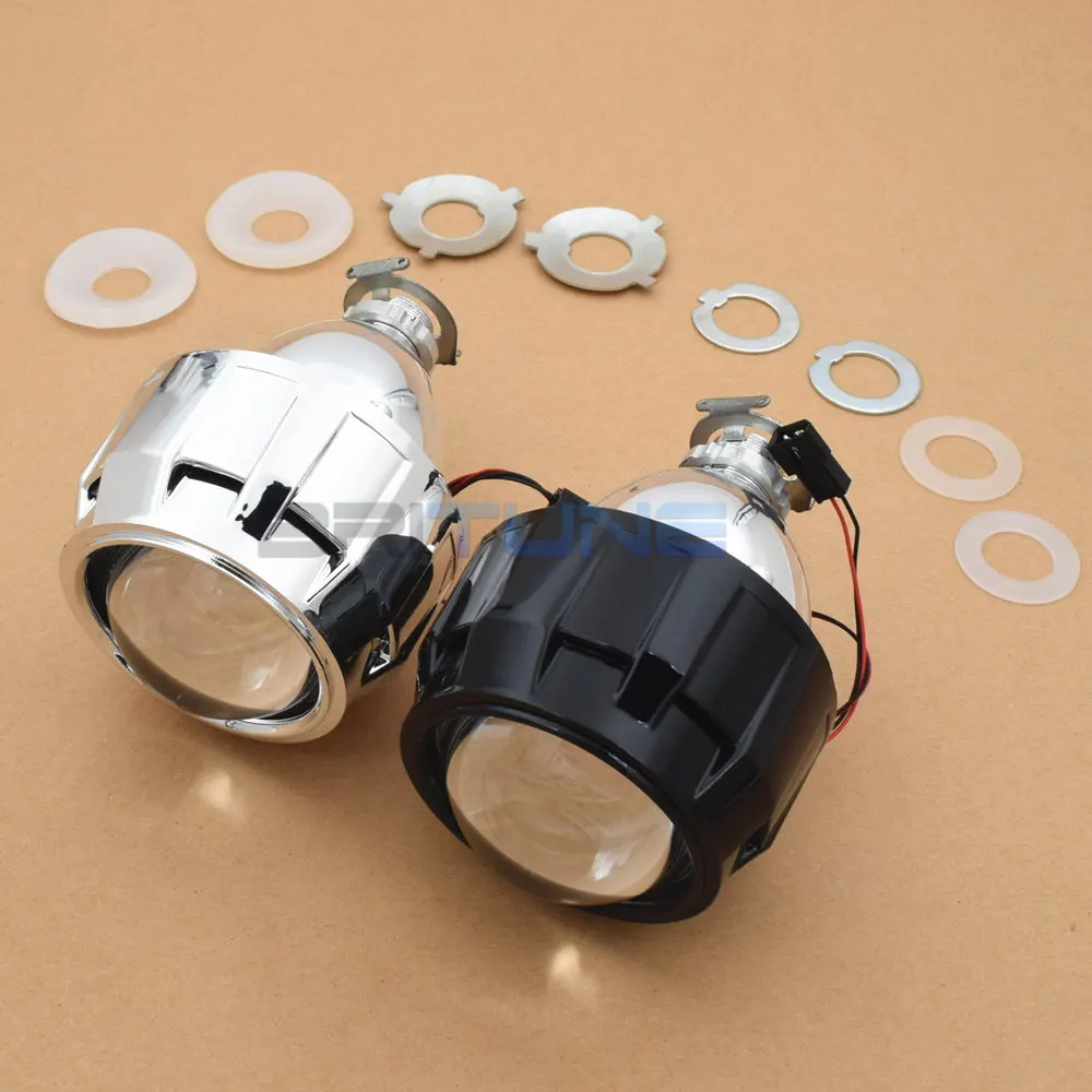 Биксеноновые линзы фары линзы H4 H7 HID проектор 2,5 Mini WST для 9005 9006 автомобильные аксессуары тюнинг стиль использования H1 Ксеноновые лампы