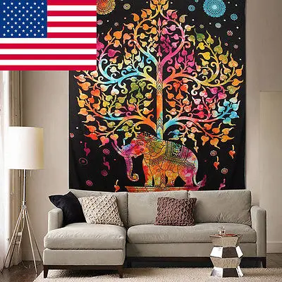 Us Complementi Arredo Casa Parete Arazzo Appeso Hippie Copriletto