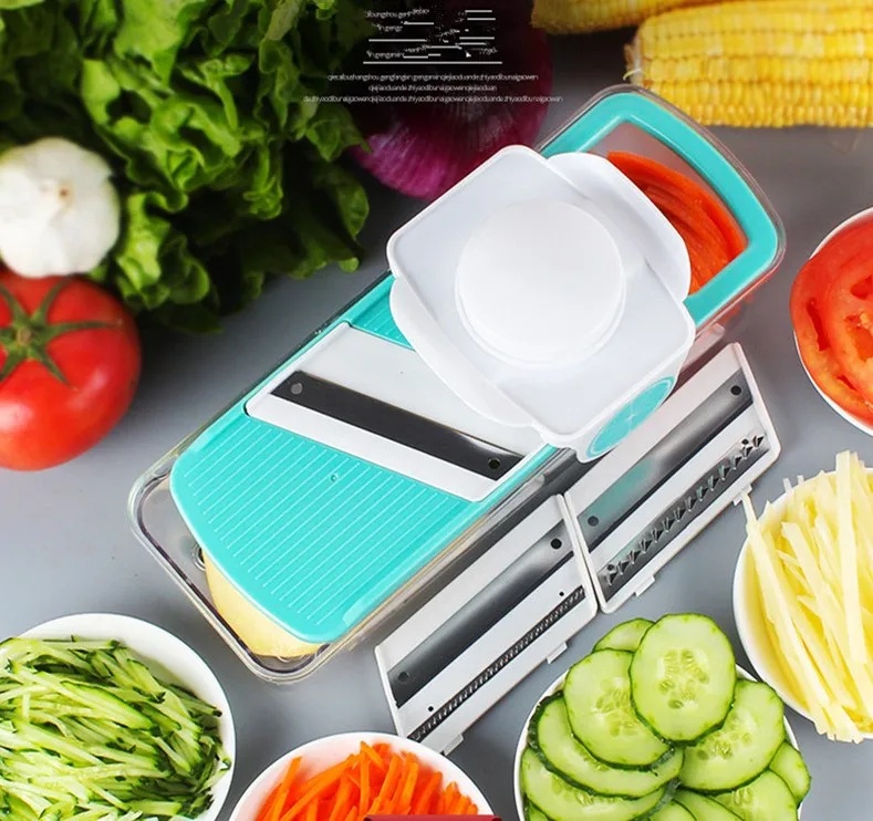 

New Mandoline Slicer Manual Vegetable Cutter with 3 Blades Potato Carrot Grater for Vegetable Onion Slicer Kitchen Accessories