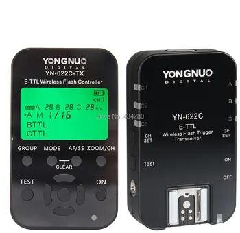 

Yongnuo YN622+YN622C-tx set HSS TTL flash Transceivers/trigger for Canon 7D 60D 50D 40D 5DMark II/III 1Ds MarkIII 1D Mark IV/III