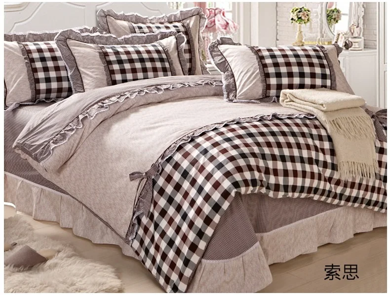 Active Printing Cotton Twill Printed Quilt Lace Bed Sheets