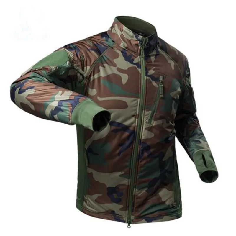 

Men Outdoor Ultra Light Waterproof Camouflage Jacket Spring Autumn Riding Hiking Military Training Warm Windproof Tactical Coat