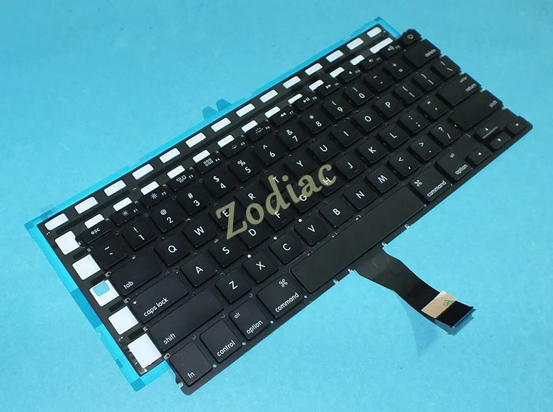 5 шт./лот Клавиатура для ноутбука с подсветкой и 100 шт. винтов Macbook Air 13 ''A1369 A1466 US